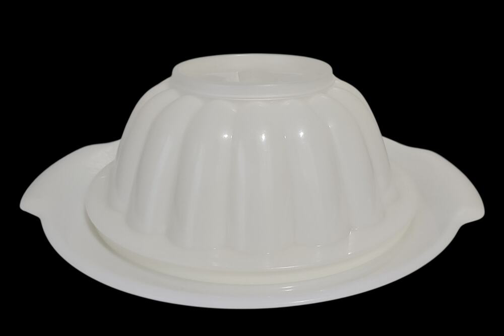 Vintage Tupperware Jello Mold 616-5 Base 617-2 Lid Tupper Seal 632-4 USA